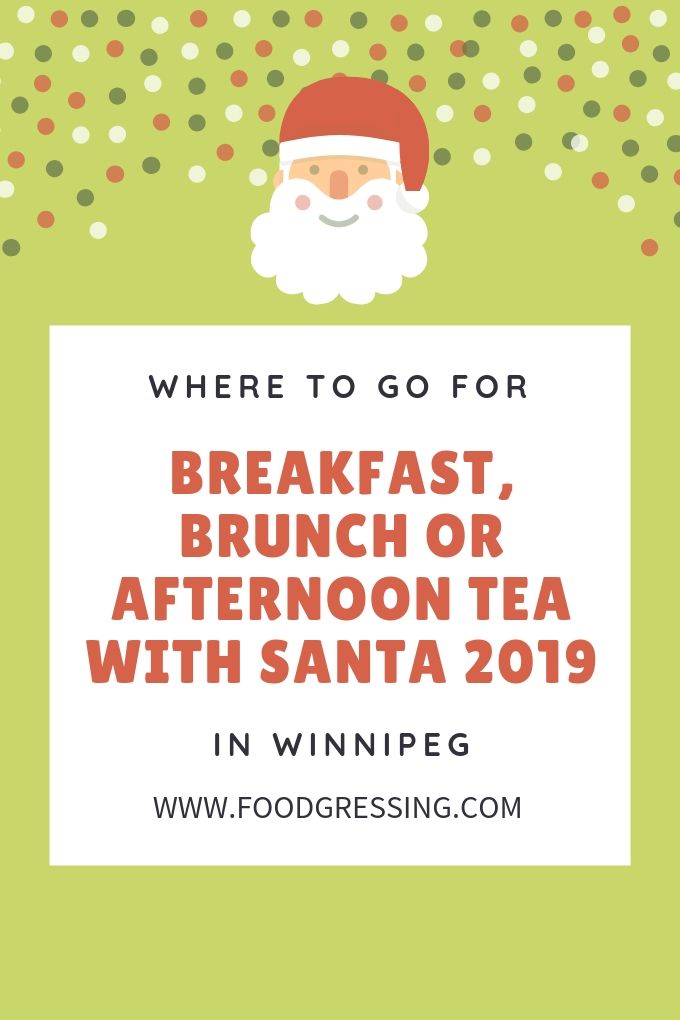 Santa Breakfast or Brunch in Winnipeg 2019