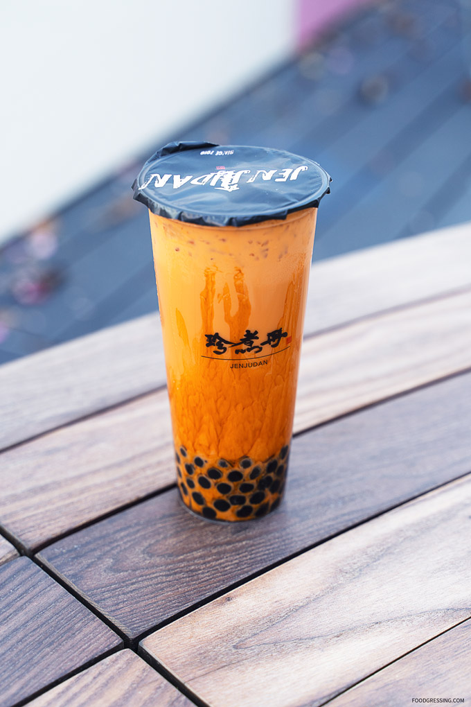Jenjudan Vancouver: Brown Sugar Pearl Milk on Robson Street