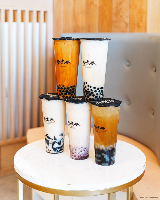 Jenjudan Vancouver: Brown Sugar Pearl Milk on Robson Street