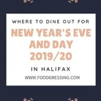 Halifax New Year’s Eve Dinner and New Year’s Day Brunch 20192020