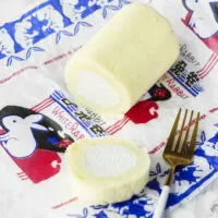 white rabbit creamy candy cake roll