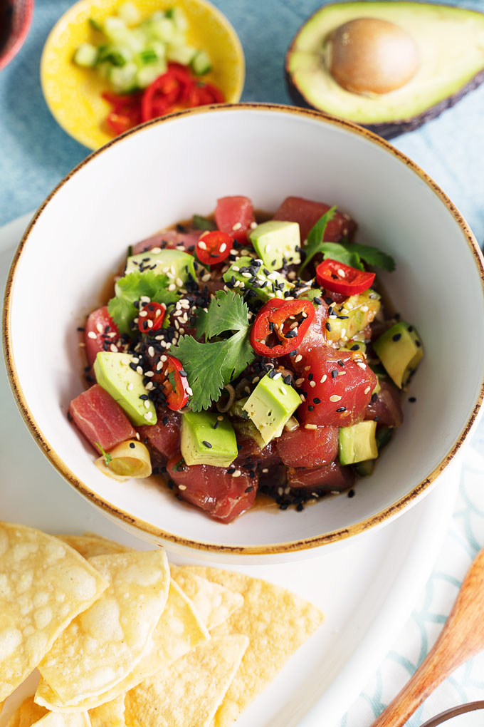 Joey Restaurants DIY Tuna Poke Appy Kit Foodgressing