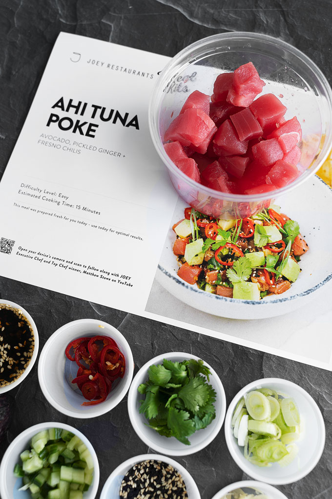Joey Restaurants DIY Tuna Poke Appy Kit Foodgressing