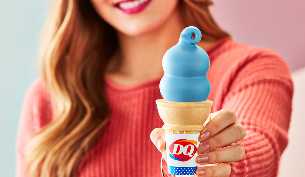 Dairy Queen Canada Is Offering 1 Off Any Size Cotton Candy Dipped Cone Foodgressing