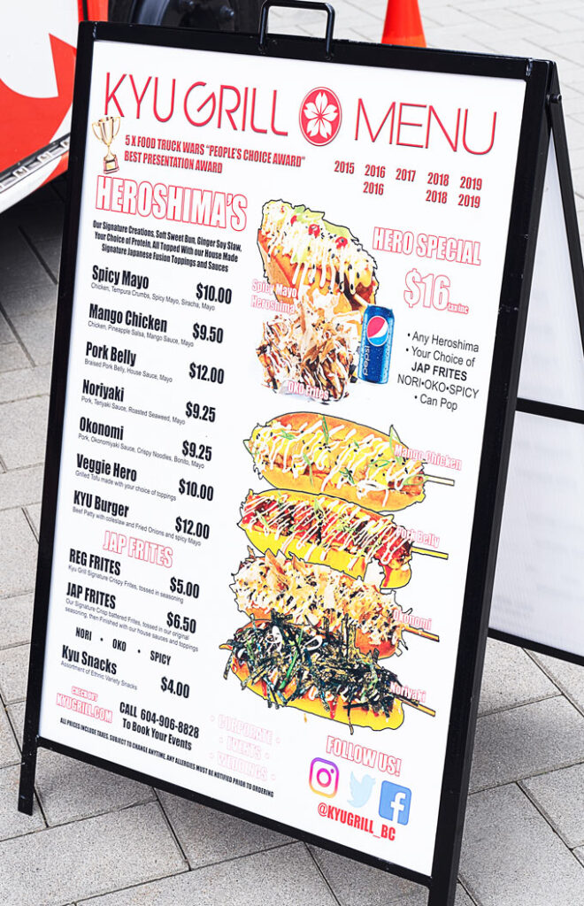 Kyu Grill Vancouver Food Truck Serving JapaneseHawaiian Sandwiches