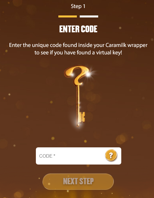 Caramilk Unlock The Secret & You Could WIN $100,000 PIN