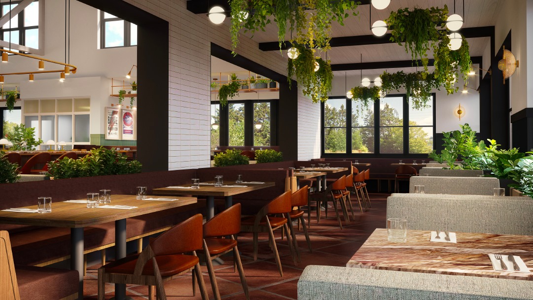 Earls South Surrey Grandview Corners: Interior, Menu, Bar Program