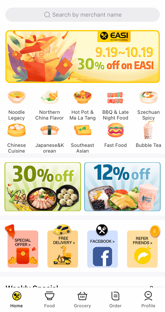 Easi Asian Food Delivery App in Vancouver, Canada ...