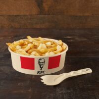KFC Compostable Cutlery Being Tested: Fibre-based 