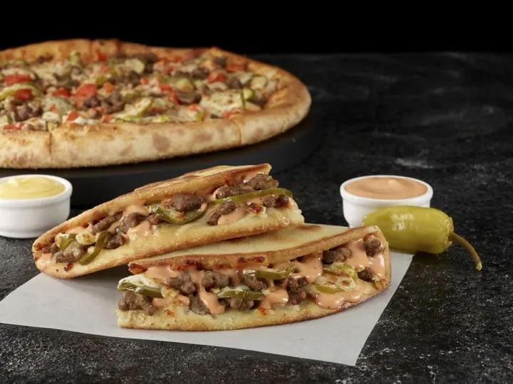 Papa John's Double Cheeseburger Pizza