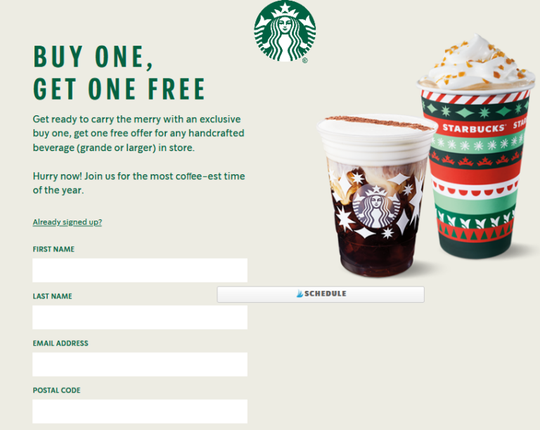 Starbucks Buy One Get One Free November 2020 | How to Get Coupon