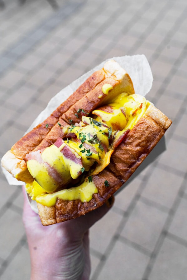 Luckful Nest Natural Drink Korean "Egg Drop" Sandwiches [Review]