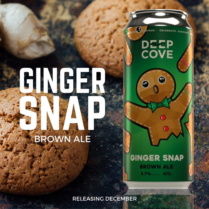 Christmas Beers 2020 | Gifts for Beer Lovers Canada Ginger Snap Brown Ale - Deep Cove Brewers & Distillers, North Vancouver (5.7% ABV)