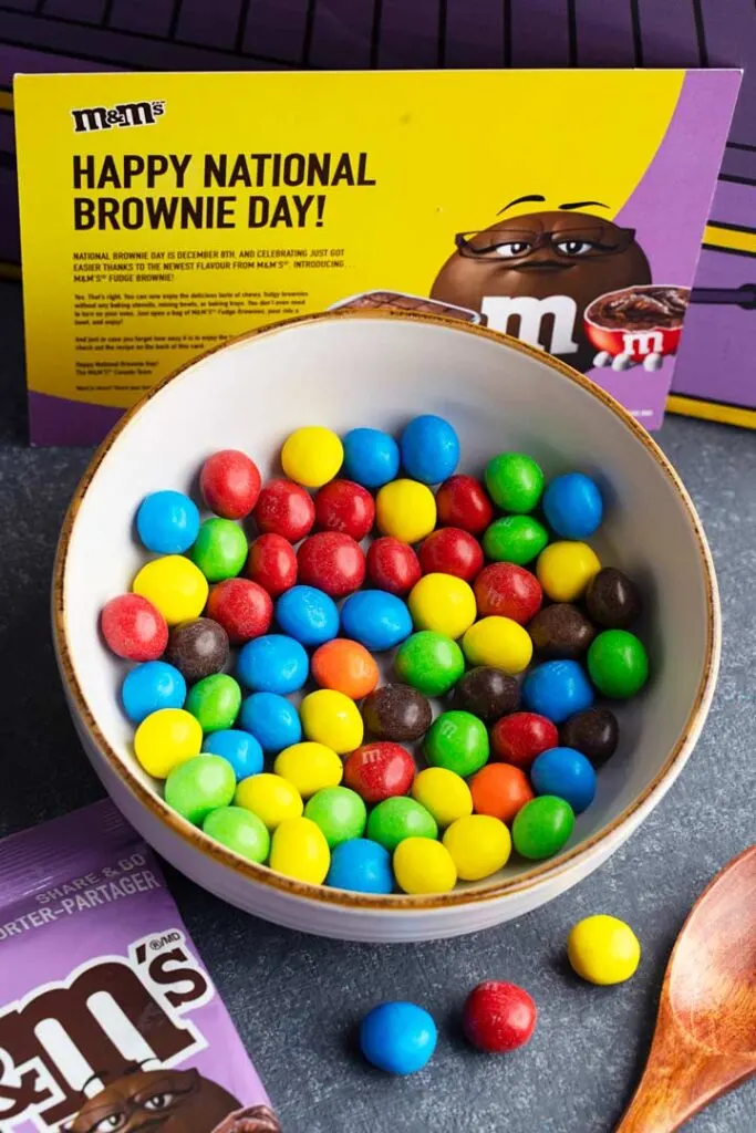 M&M's Fudge Brownie