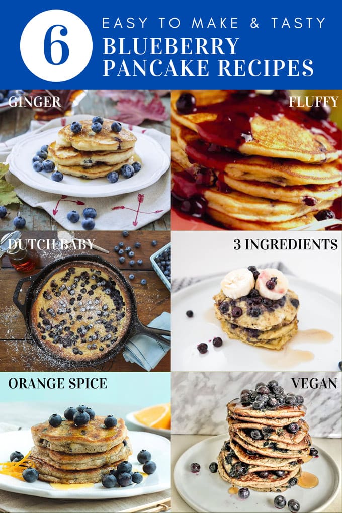 6 Easy Blueberry Pancake Recipes  National Blueberry Pancake Day