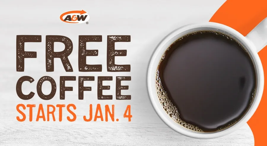 A&W Free Coffee January 2021 | Organic, Fairtrade