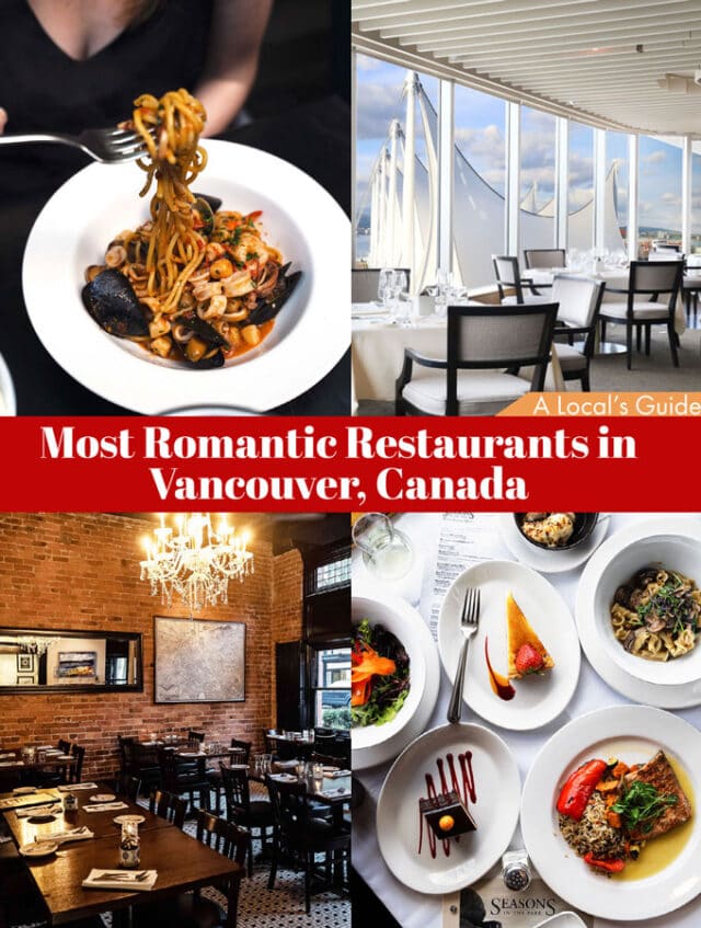 Best Romantic Restaurants in Vancouver - 2023 | 25+ Date Night Spots