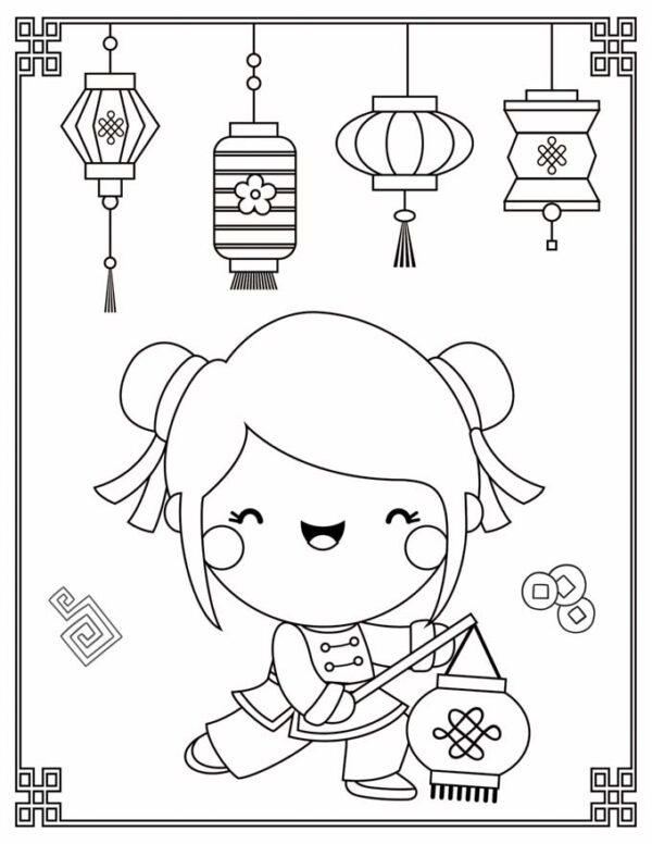 Chinese New Year Printables Free: Colouring Pages, Word Search, Bingo