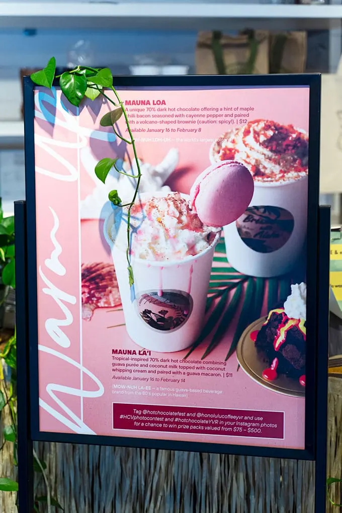 Honolulu Coffee Vancouver Hot Chocolate Festival 2021