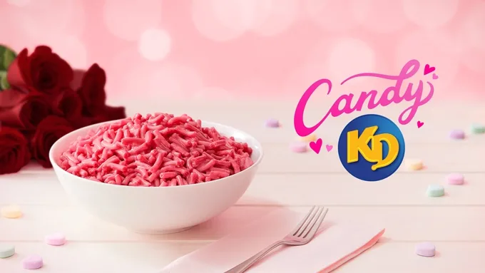 Kraft Mac and Cheese Valentine's Day: Pink Candy KD