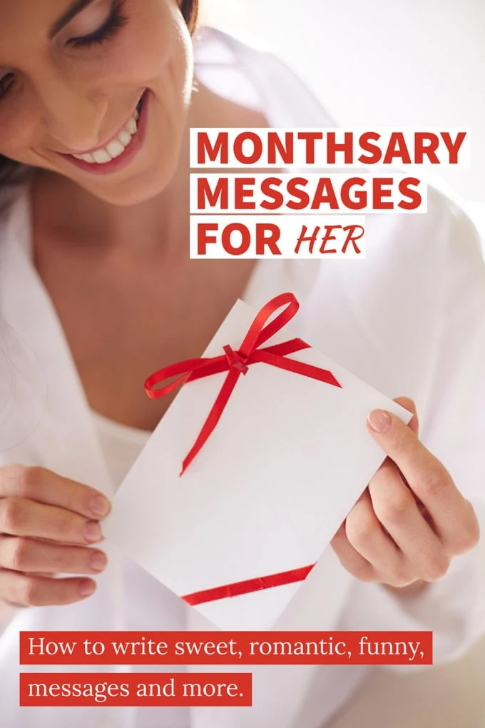 For long her distance monthsary message Monthsary Message