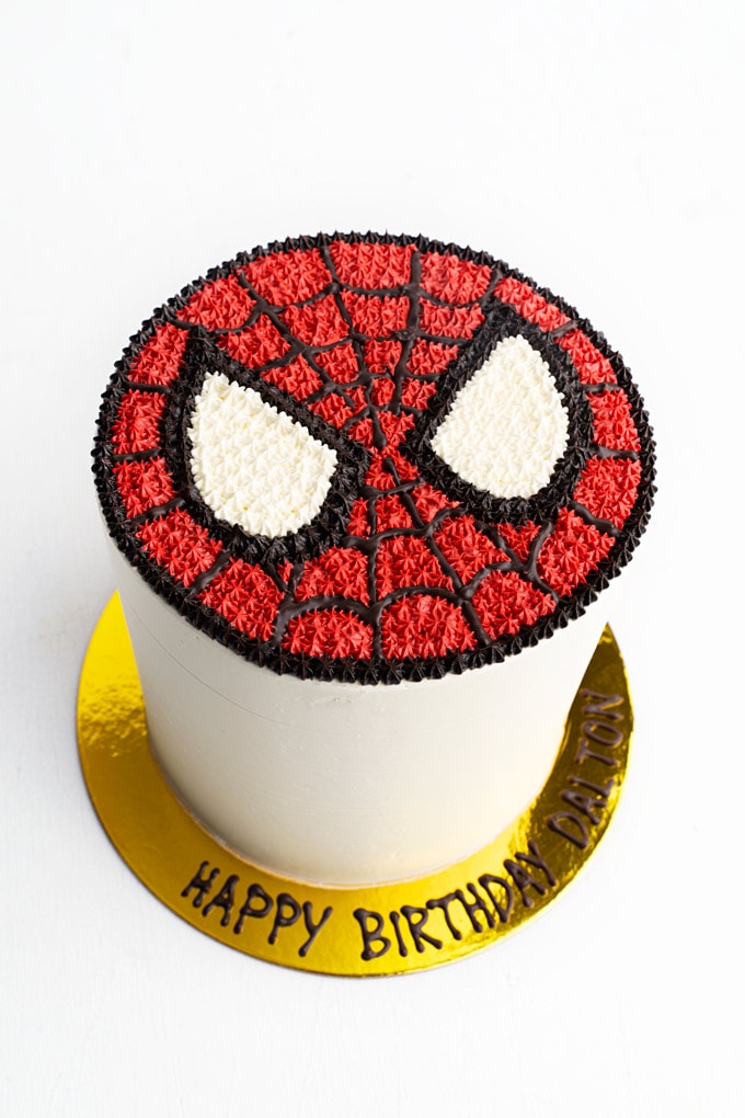 Spiderman cake 1 k g pineapple