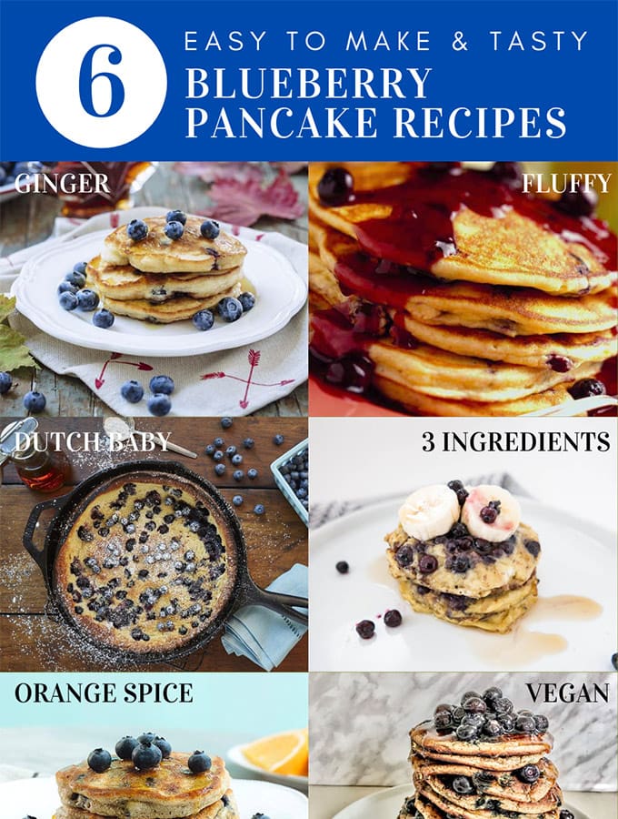 6 Easy Blueberry Pancake Recipes National Blueberry Pancake Day