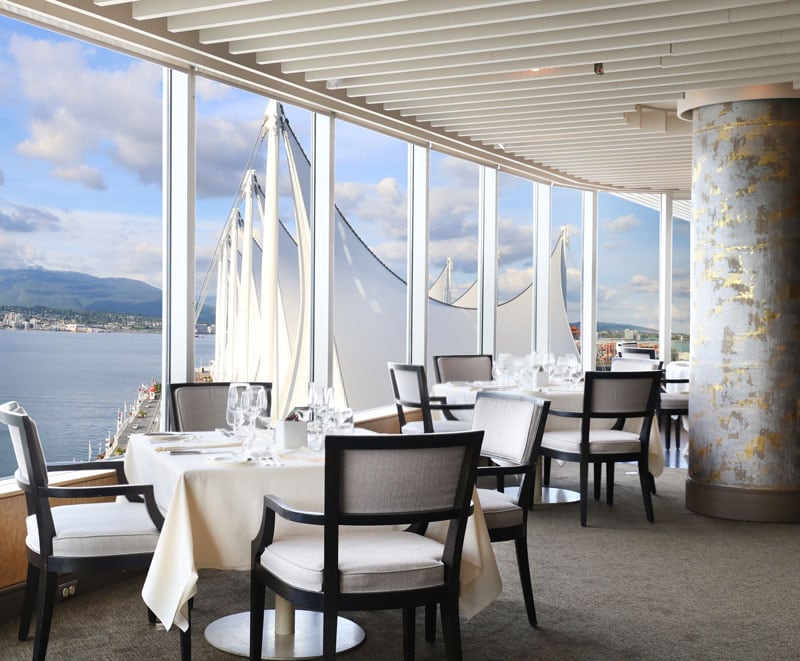 five sails private dining room