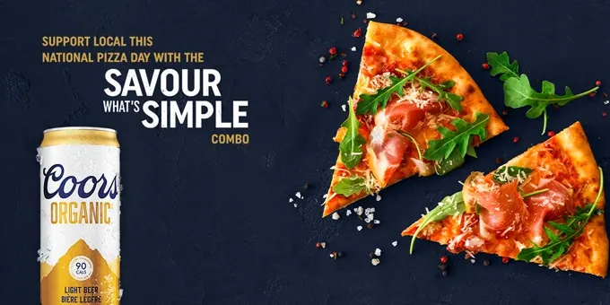 Coors Organic x Bowen Island Pizza Collaboration