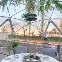 H Tasting Lounge Dome Dining Spring Theme: Secret Garden