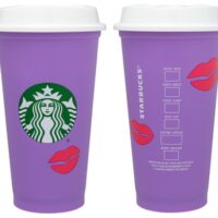 Red Soft Touch Bling Cold Cup (24 oz)
