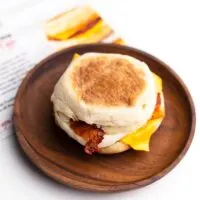 Tim Hortons Breakfast Sandwich: 100% Canadian freshly cracked eggs