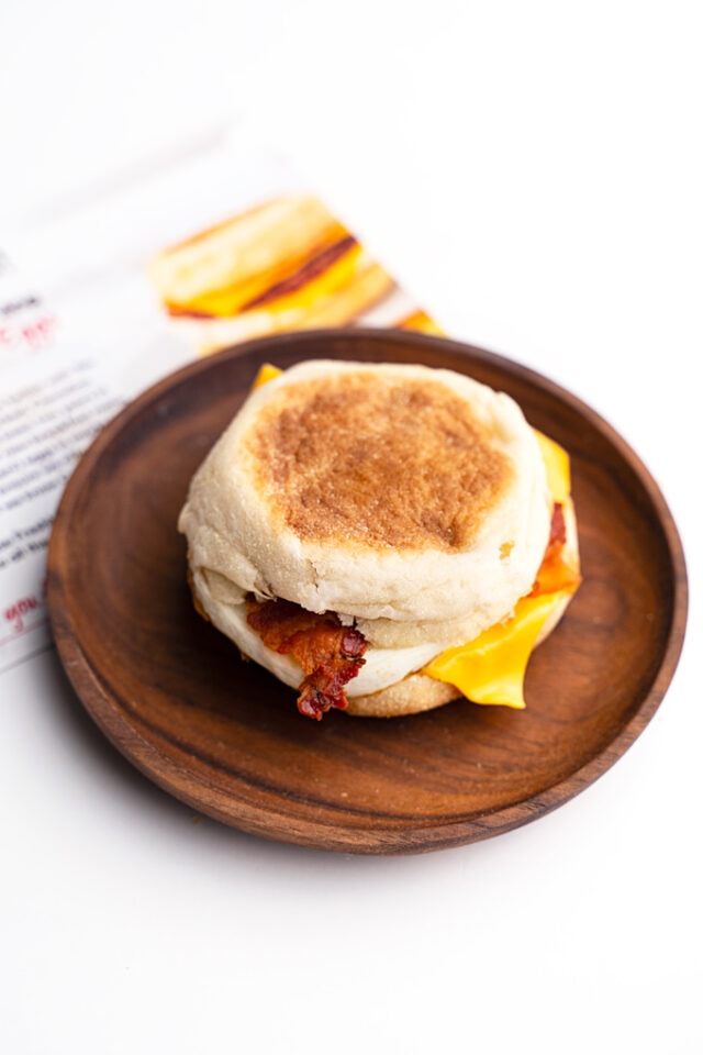 Tim Hortons Breakfast Sandwich: 100% Canadian freshly cracked eggs