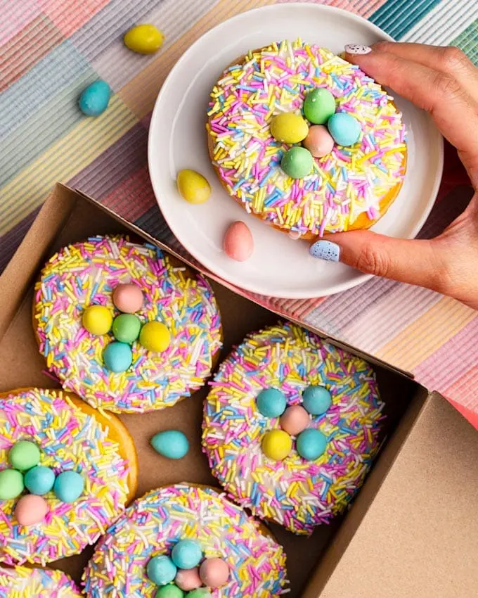 Tim Horton's HERSHEY'S Candy Coated Eggs Dream Donut