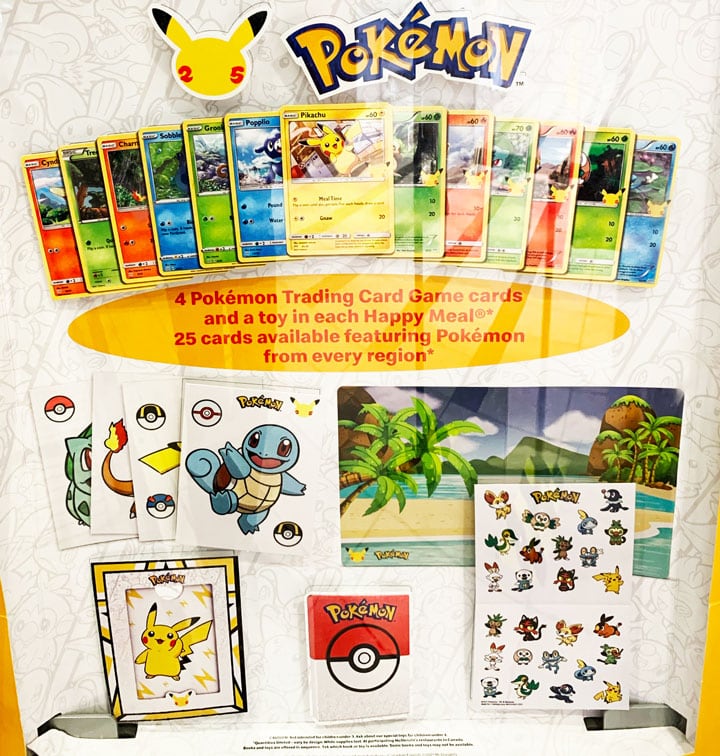 McDonald's Pokémon Cards Canada 2021 Toys, List, Value, Prices