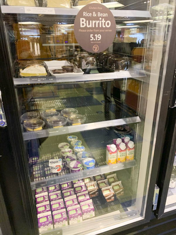 BC Ferries Coastal Cafe Menu, White Spot, SelfServe, Food and Drinks