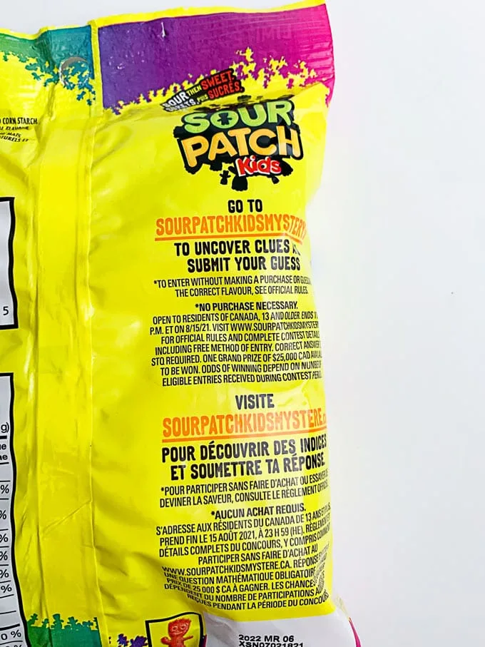Sour Patch Kids Mystery Flavor Canada 2021: Contest, Clues