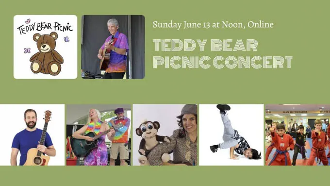 Teddy Bear Picnic June 2021:  Free Virtual Family Event