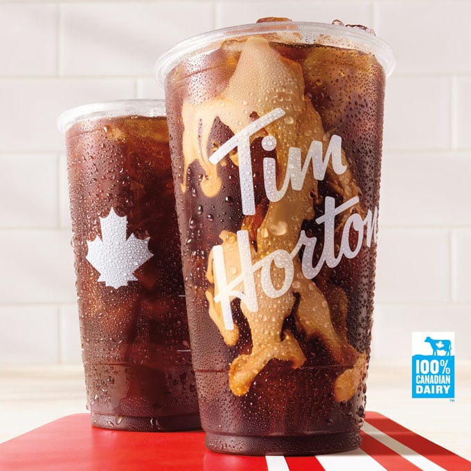 tim hortons drink menu