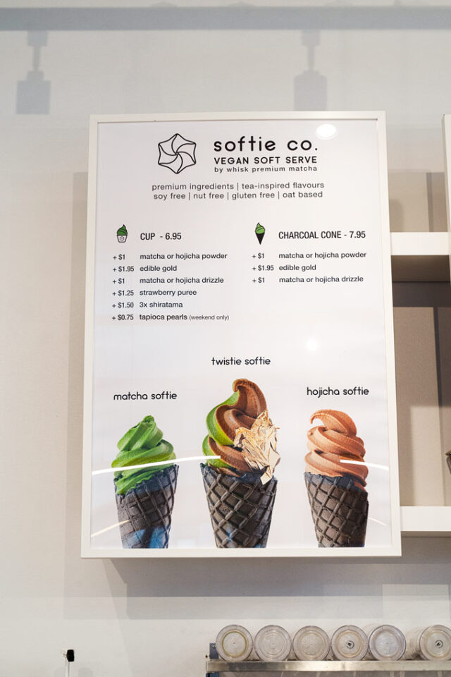 Vancouver Vegan Soft Serve Softie Co at Whisk Matcha Cafe