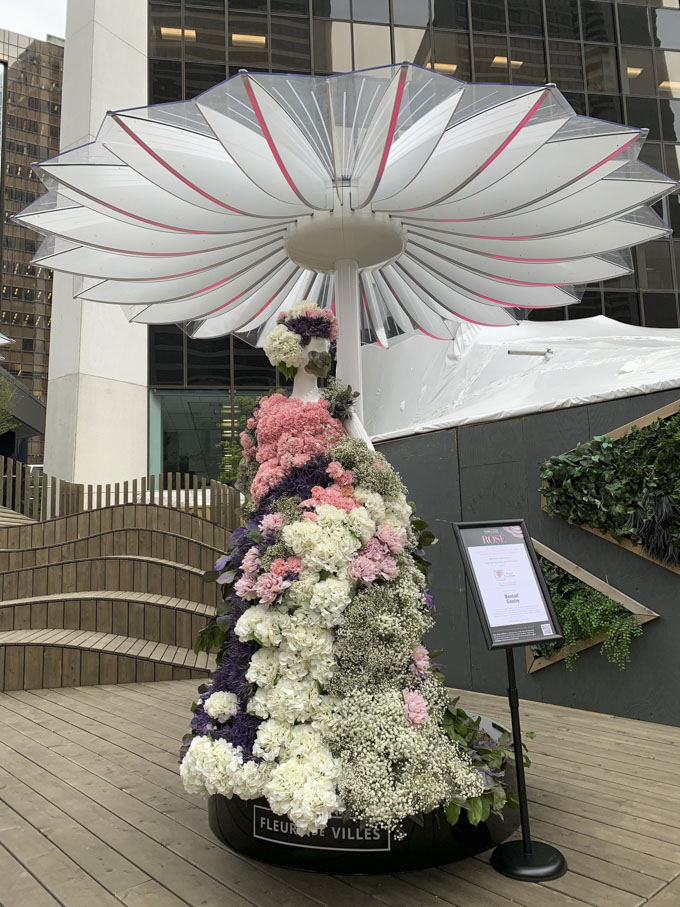 Fleurs de Villes Vancouver ROSÉ 2021: Floral Sculptures, Map, High Tea