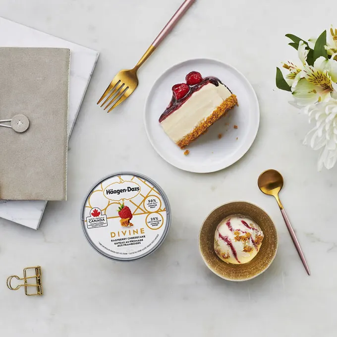 Häagen-Dazs DIVINE: Less calories, fat and sugar; price