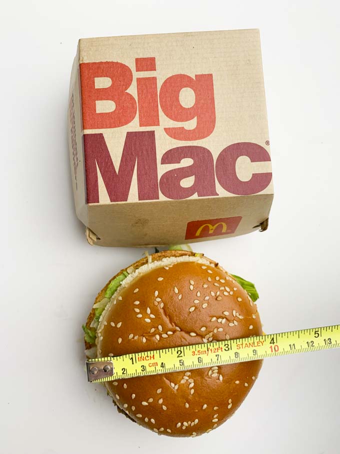 calories double big mac