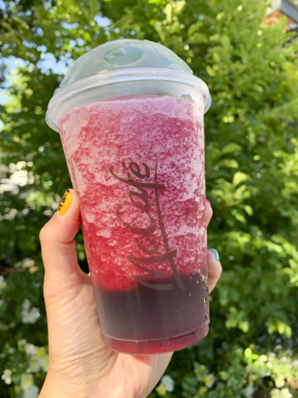 Red Raspberry Slushie Mcdonald's Slushies 2021 Canada: Flavours, Calories, Price, Review