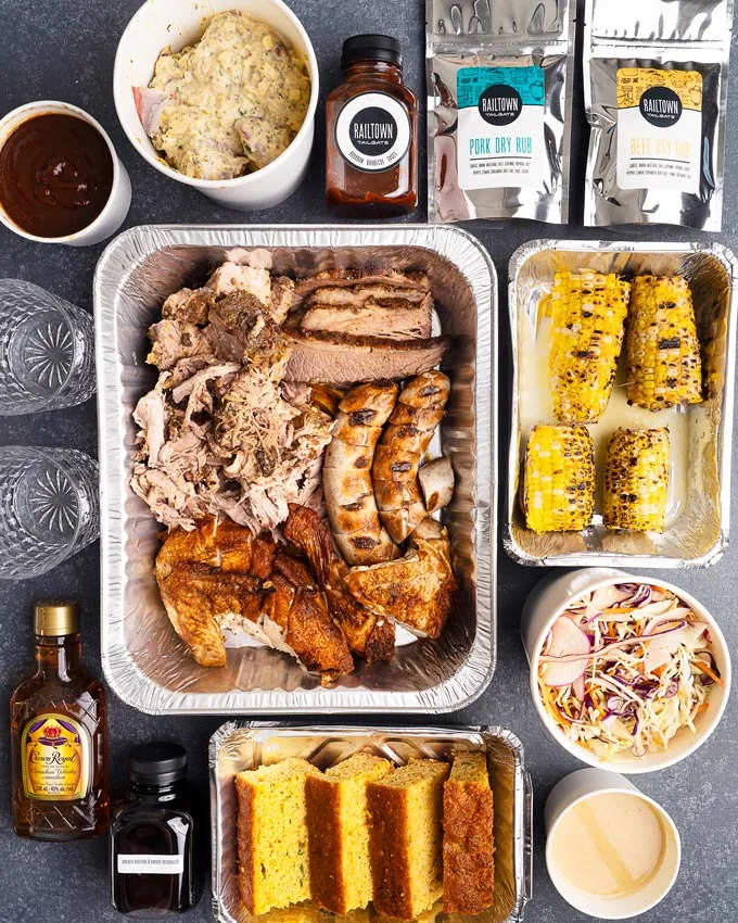 Railtown Catering Father&rsquo;s Day Tailgate BBQ feast 2021