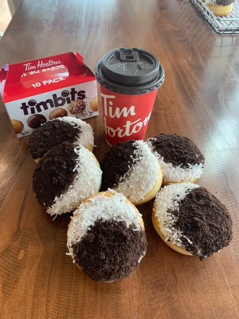 Tim Hortons Eclipse Donut 2021 in Stonewall, Manitoba