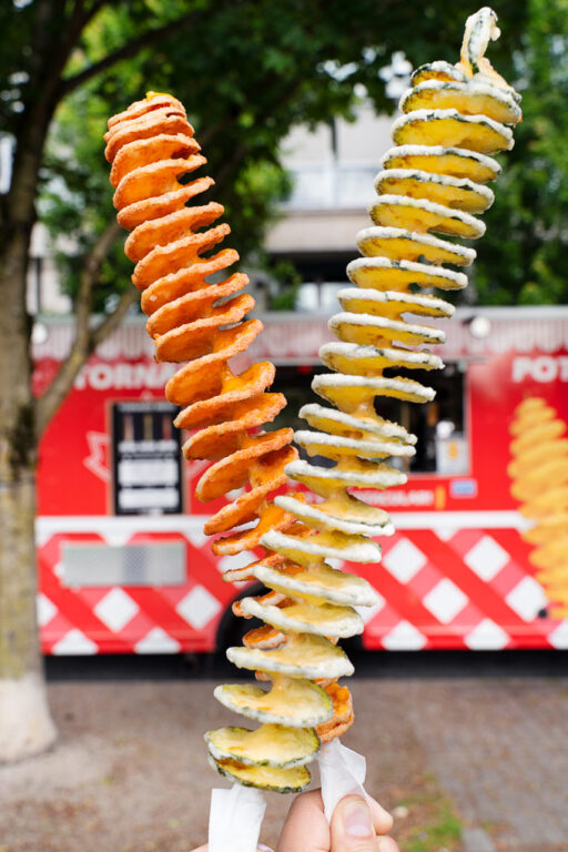 Tornado Potato Food Truck Vancouver Deep Fried Spiral Potato