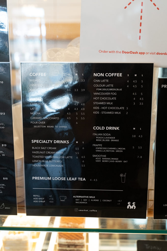 C Market Coffee Coquitlam Launches New Menu: What to Order