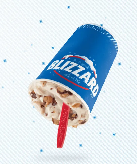 Dairy Queen OH HENRY Peanut Butter Blizzard Treat August 2021