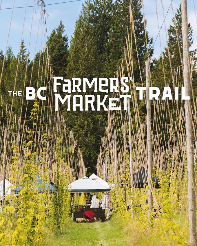 Use the BC Farmers’ Market Trail to find fresh local food and goods